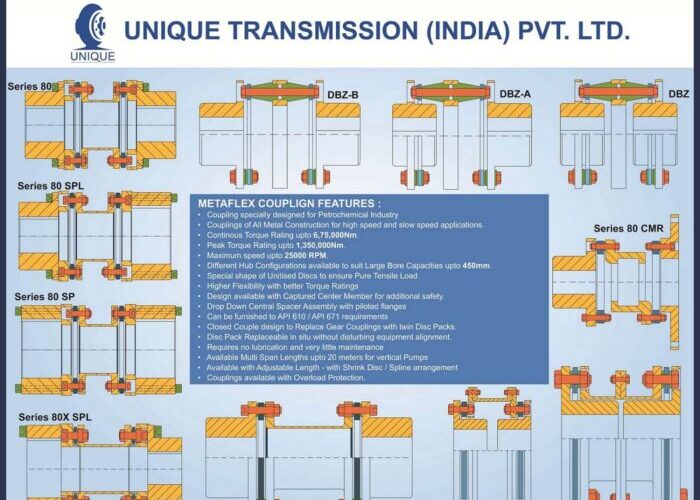 Unique Transmission (India) Pvt Ltd metaflex Coupling