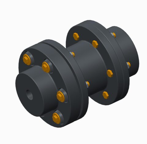 Utkarsh UBS series Pinbush coupling with spacer ASSEMBLY