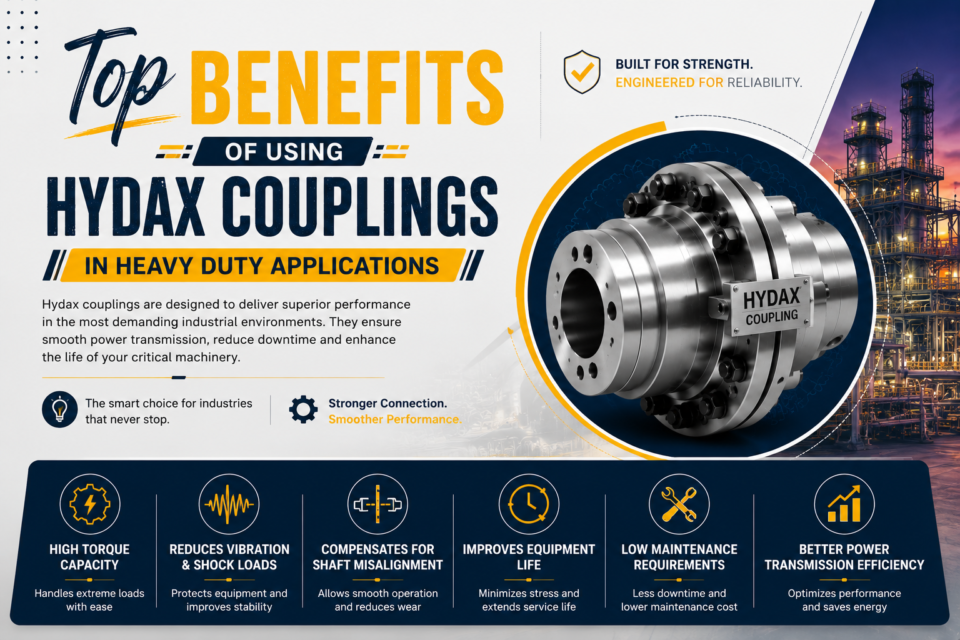 Top Benefits of Using Hydax Couplings in Heavy Duty Applications