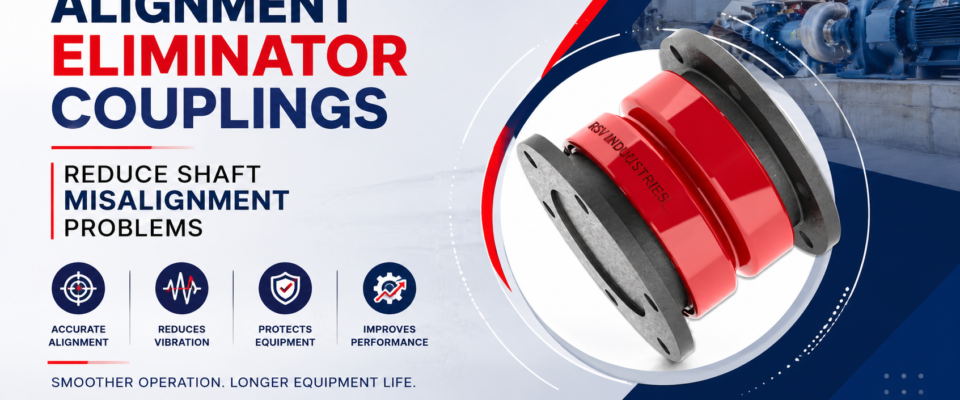 How Alignment Eliminator Couplings Reduce Shaft Misalignment Problems