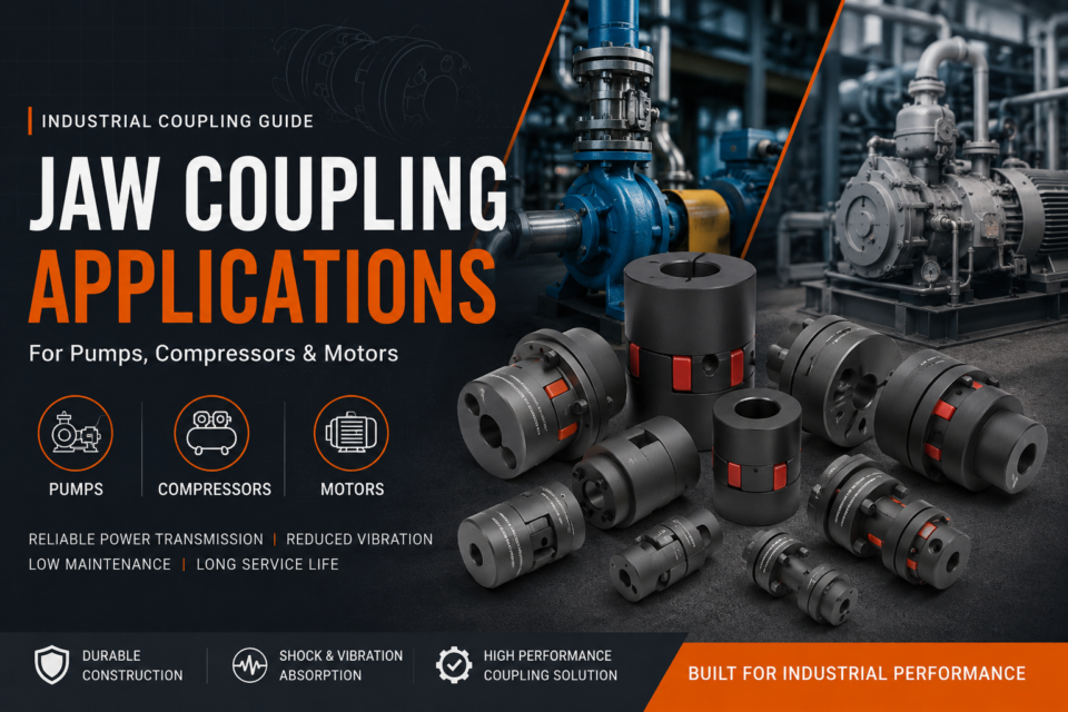 Jaw Coupling Applications for Pumps, Compressors and Motors