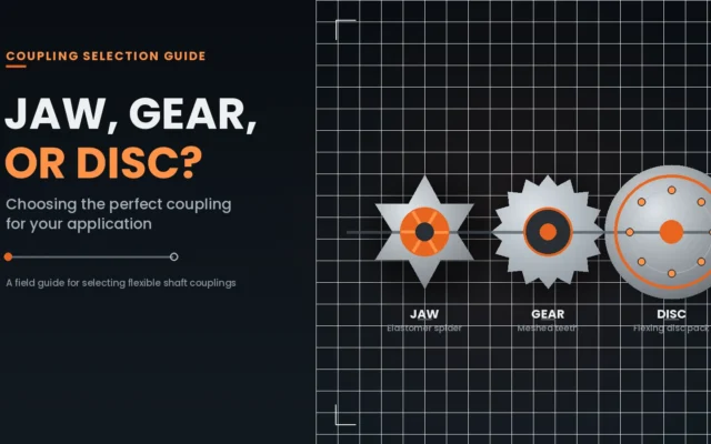 Jaw, Gear, or Disc? Choosing the Perfect Coupling for Your Application