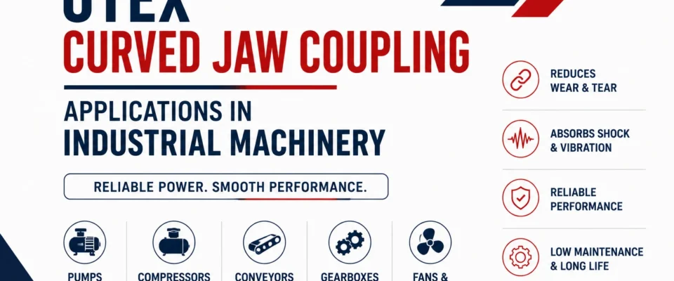 Industrial Applications of UTEX Curved Jaw Couplings